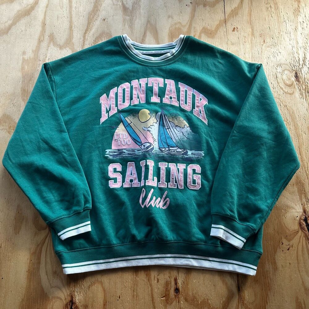 Limited Too Montauk Sailing Club Graphic Sweatshirt - L